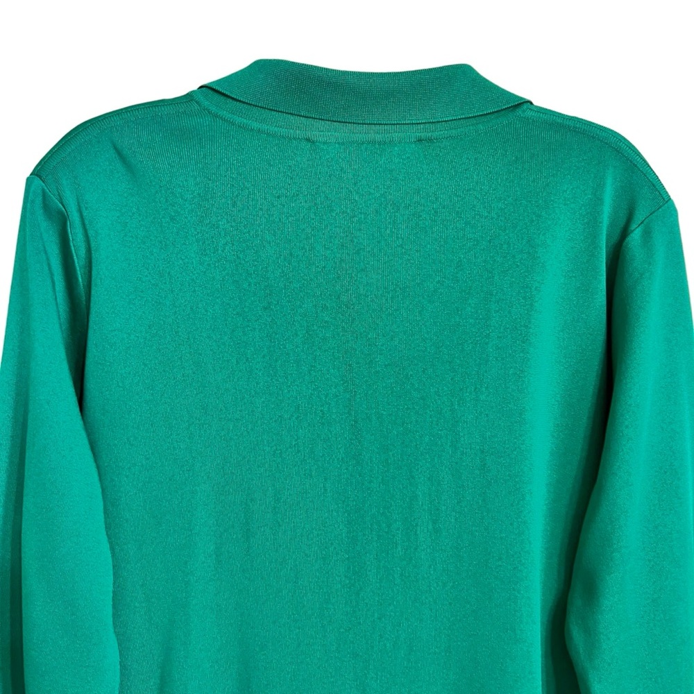 Exclusively Misook Knit Cardigan Blazer Size XL Womens Green Open Front Pockets - Picture 6 of 9